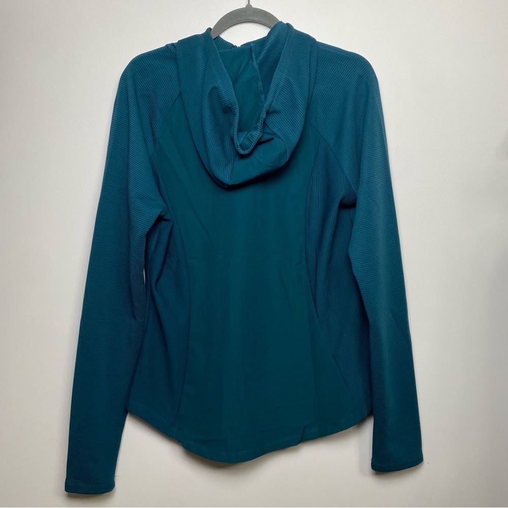 Spyder Active Women's Teal Hooded Zip Up Jacket XL - Picture 2 of 4